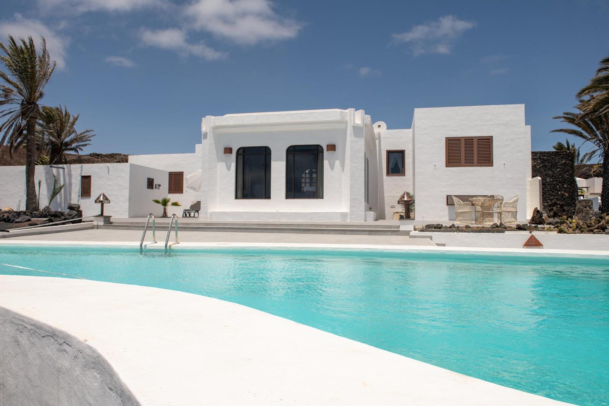 Villa Blanca Nudist Place Charco del Palo Exterior foto