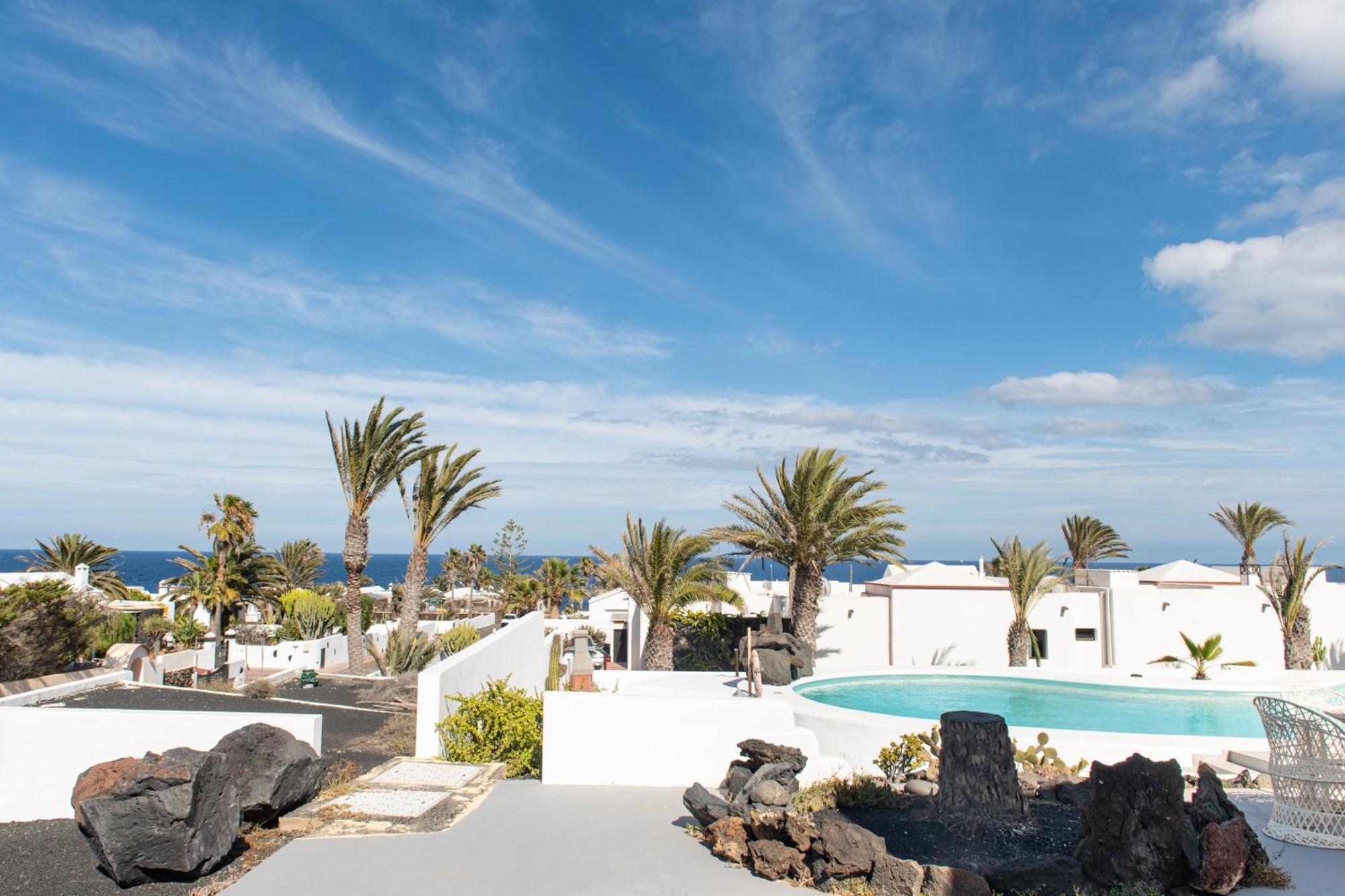 Villa Blanca Nudist Place Charco del Palo Exterior foto